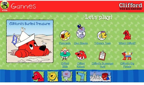Clifford the Big Red Dog Games
