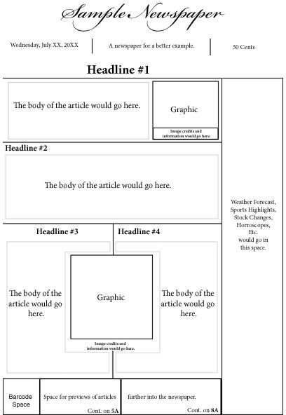 Front Page Layout Example 3