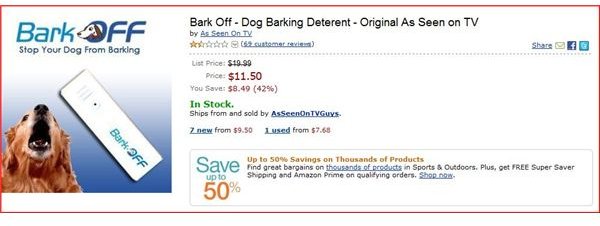 BarkOff on Amazon