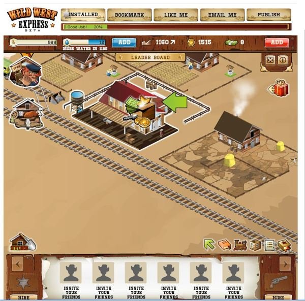 wild west new frontier game train