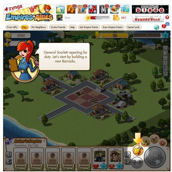 Zynga Empires and Allies Review: City Building and Combat on Facebook
