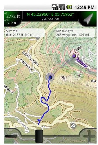 AlpineQuest GPS Hiking - Android GPS Offline Solution