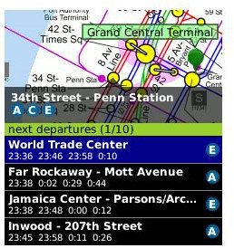 Best NYC Subway Map for BlackBerry