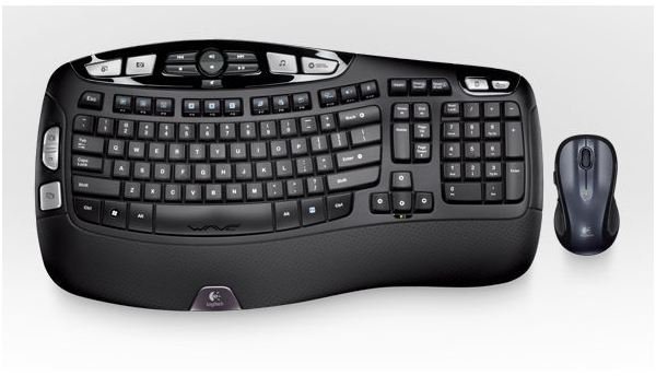 Logitech Comfort Wireless Ergonomic Keyboard Mouse Combo