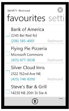 Smarty: Windows Phone 7 GPS Apps