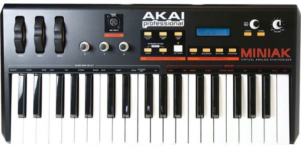 Akai Miniak Virtual Analog Synthesizer with Vocoder