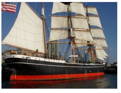 Old Ships - the Star of India - The Oldest Sailing ship that can Still Sail