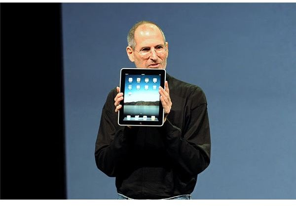800px-Steve Jobs with the Apple iPad no logo