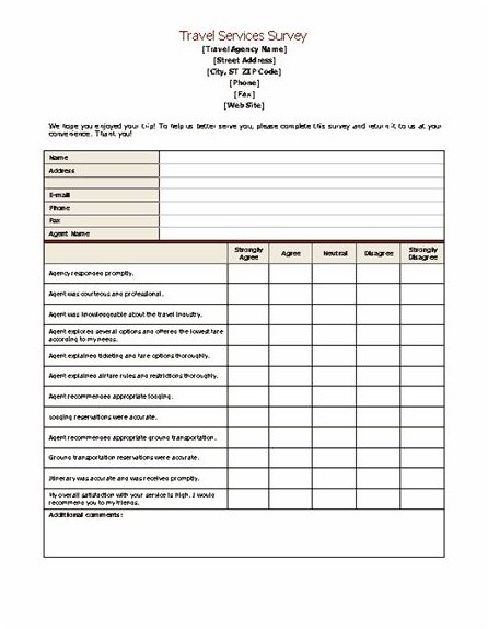 Customer Service Survey Questions Template Baeti