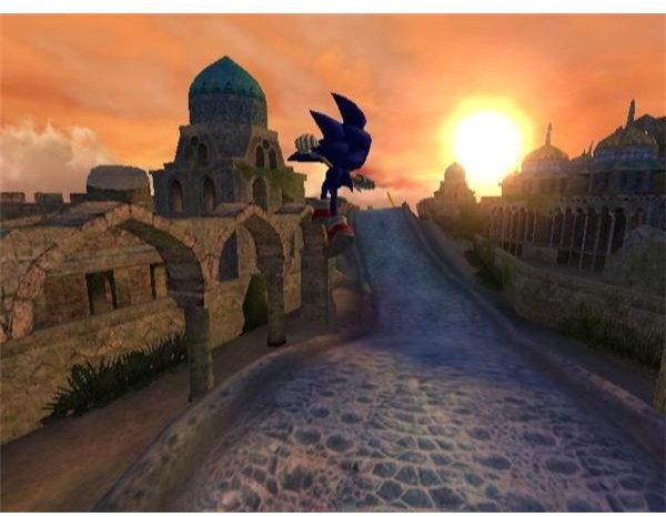 Sonic is Placed in the World of Arabian Nights