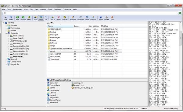 xplorer2 Lite, Windows 7 File Manager
