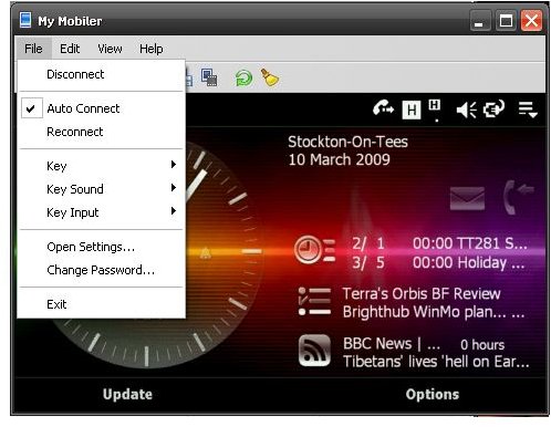 My MobileR - Control Windows Mobile From Your PC 