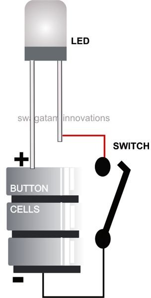 Mini LED Torch, Cicuit Diagram, Image