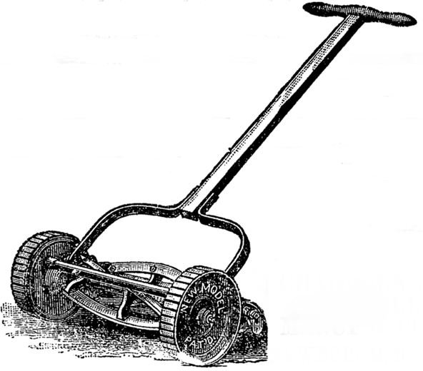 old school mower