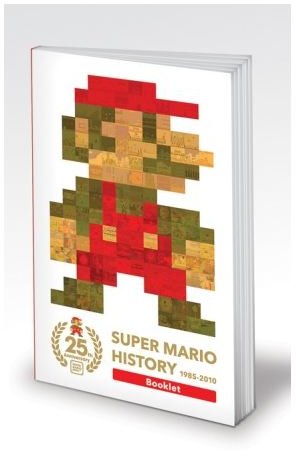 The Super Mario History booklet features candid interviews, behind-the-scenes info, and rare concept art.