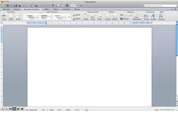 making a chart in word 2011 for mac