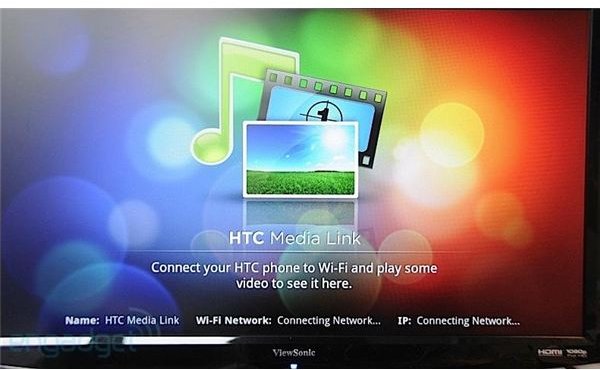 HTC Media Link Startup Screen