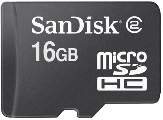 SanDisk 16GB microSDHC Card