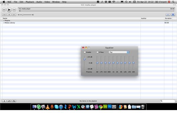Screen shot of VLC for Mac
