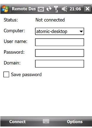Enter PC Name and Credentials