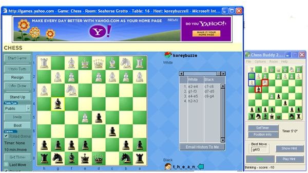 Chess at Yahoo Games