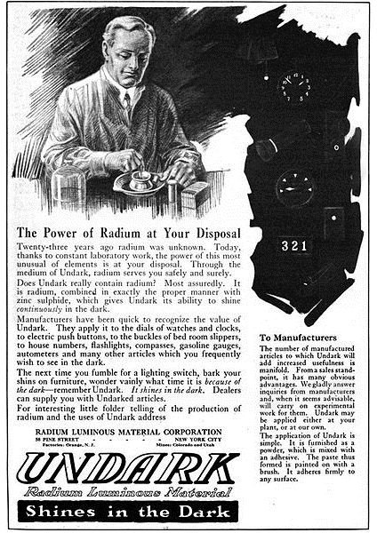 411px-Undark (Radium Girls) advertisement, 1921