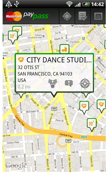 MasterCard PayPass Locations City Dance Studios