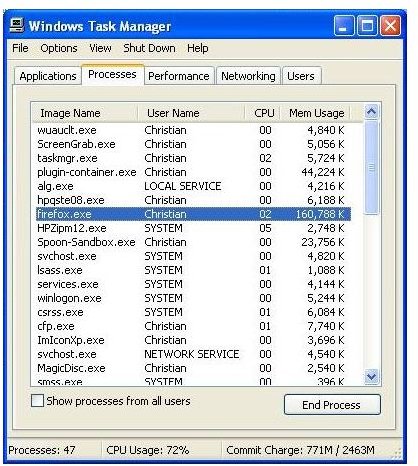 how to stop Firefox from hogging the CPU