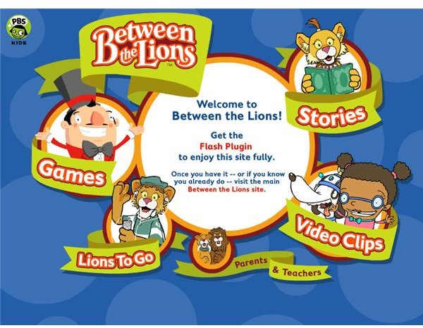 Free Online Phonics Games for Children Reading:  Between the Lions PBS Kids