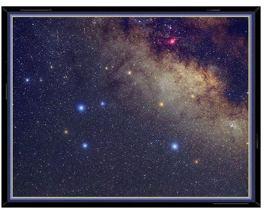 Photographic Image of Constellation Gemini