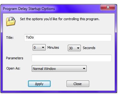 Fig 6 - How to Delay Startup Programs Using WinPatrol
