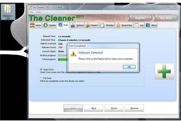 Detections by The Cleaner 2011