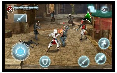 Review of Assassins Creed WP7 - combat with swords