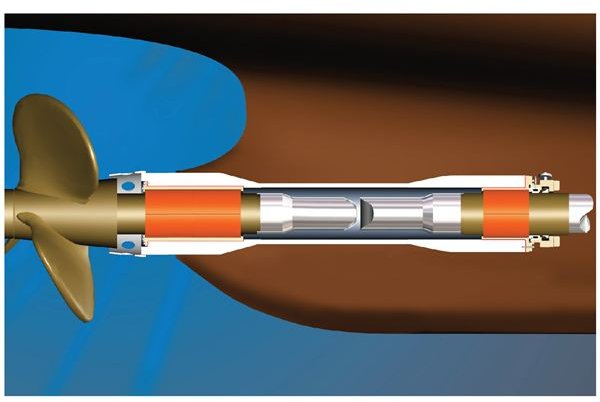 Seawater lubricated stern tube bearing system