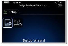 Blackberry Setup Wizard