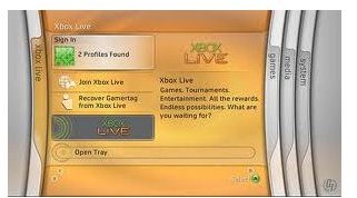 Xbox Live Dashboard