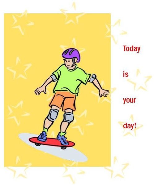 Boy&rsquo;s Birthday Card for Microsoft Publisher