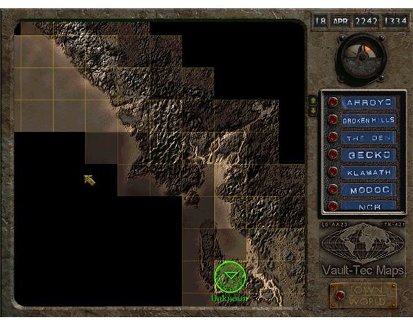Fallout 2 Power Armor at Game Start - Make a Run to Navarro and Loot the Enclave.