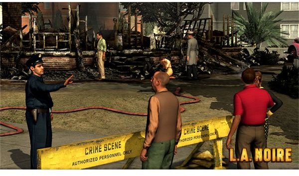 LA Noire Yellow Barrier