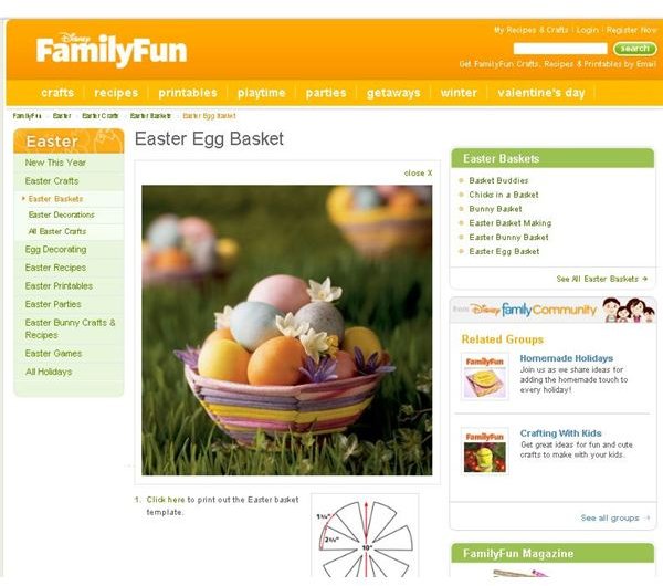 Liven Up the Season with an Easter Basket Template