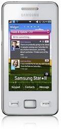 Samsung Star II S5260 front
