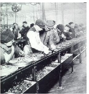 1913 Ford Assembly Line