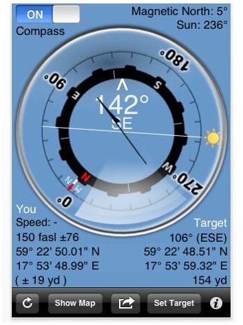 Best iPhone Compass Apps - a Roundup