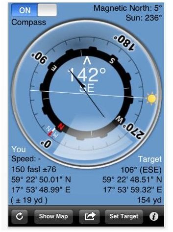 Best iPhone Compass Apps - a Roundup - Bright Hub