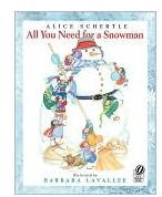 Teach Position Words in Preschool Using Alice Schertle's Book:  "All You Need for a Snowman"
