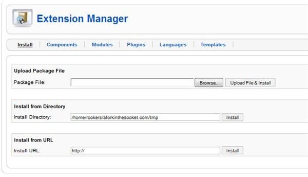 Extension Manager - Install