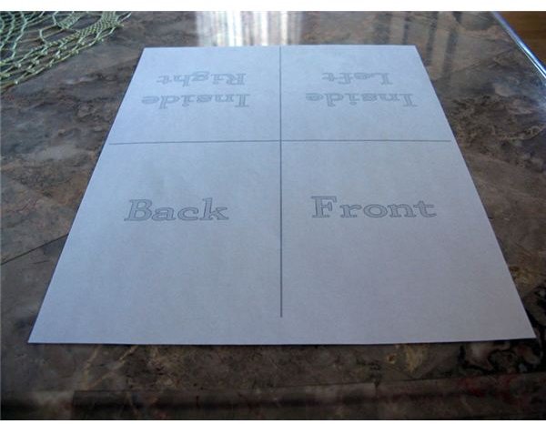 Creating Your Own Quarter Fold Printable Cards