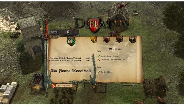 Stronghold 3 Defeat