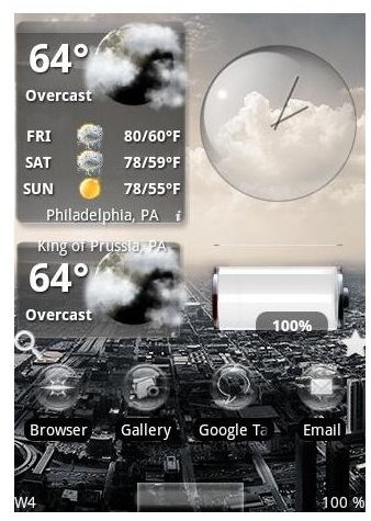 Weather Widget Android App