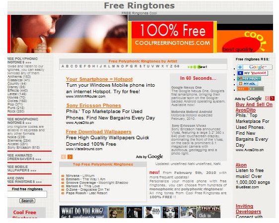 Cool Free Ringtones